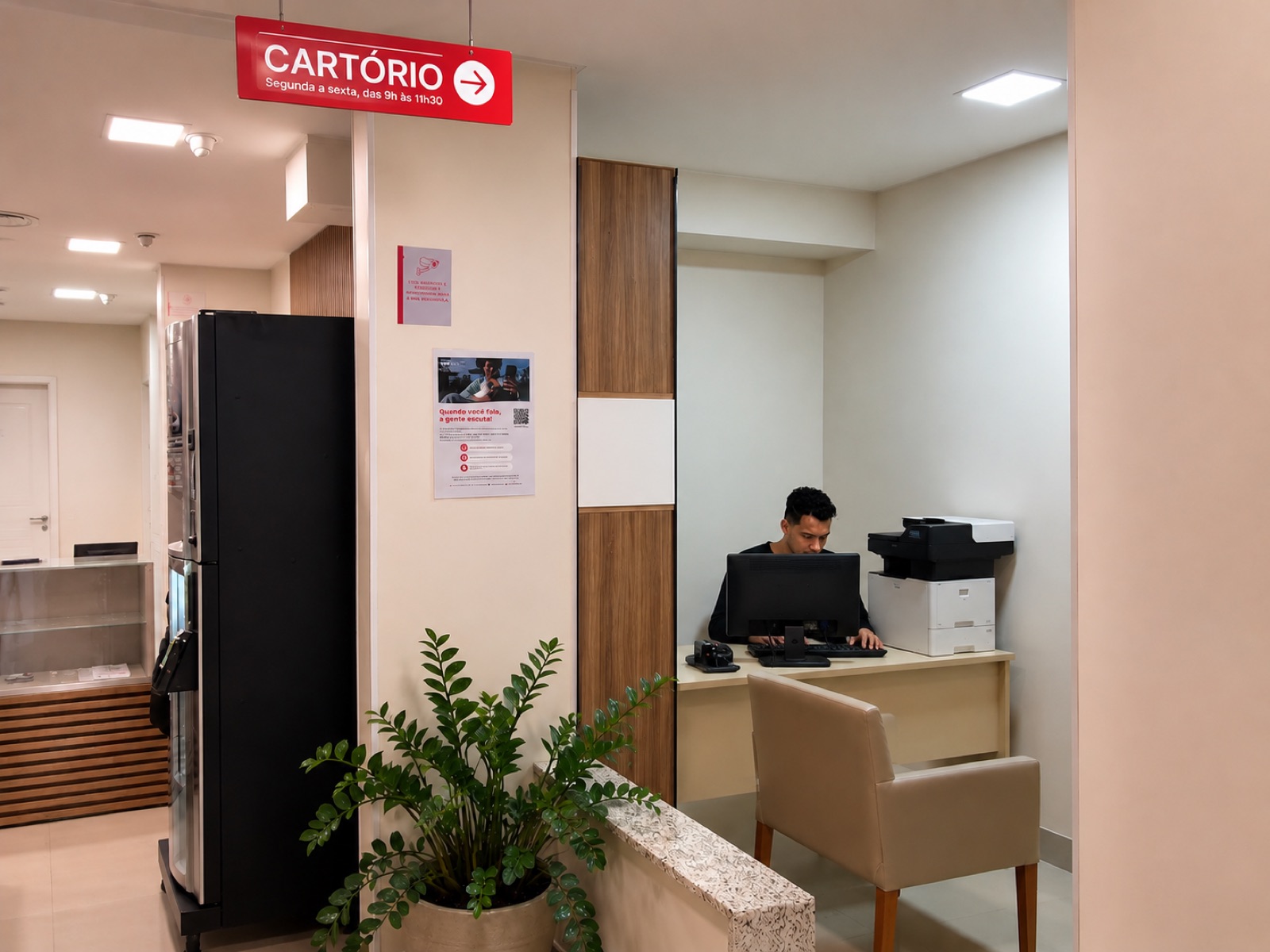 Cartório dentro da Neocenter Maternidade